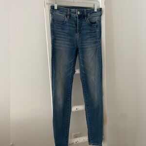American Eagle Outfitters Dark Blue Skinny Jeans